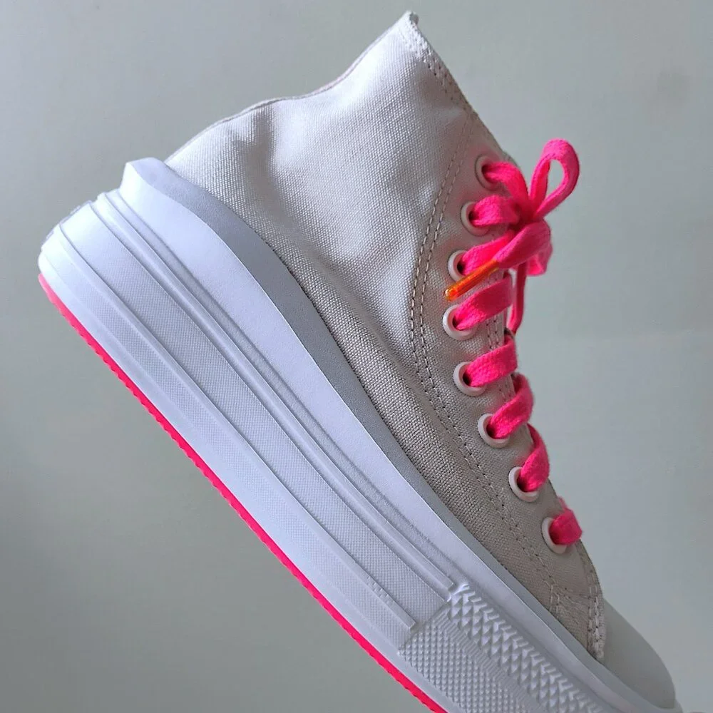 Converse Women Chuck Taylor All Star Move Ombre Platform Barely Rose/Strawberry - Picture 6 of 13